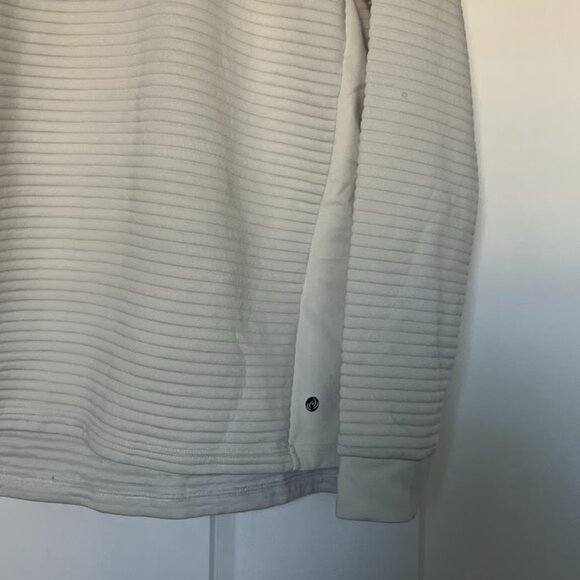 Apana Long Sleeve Ribbed Hoodie Draw String Pullover Jacket Large 42-44 - Picture 7 of 12